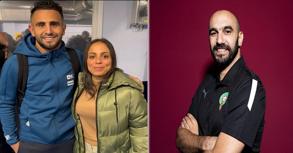 اللاعب الجزائري محرز يفاجئ شقيقة الركراكي بهذه الهدية