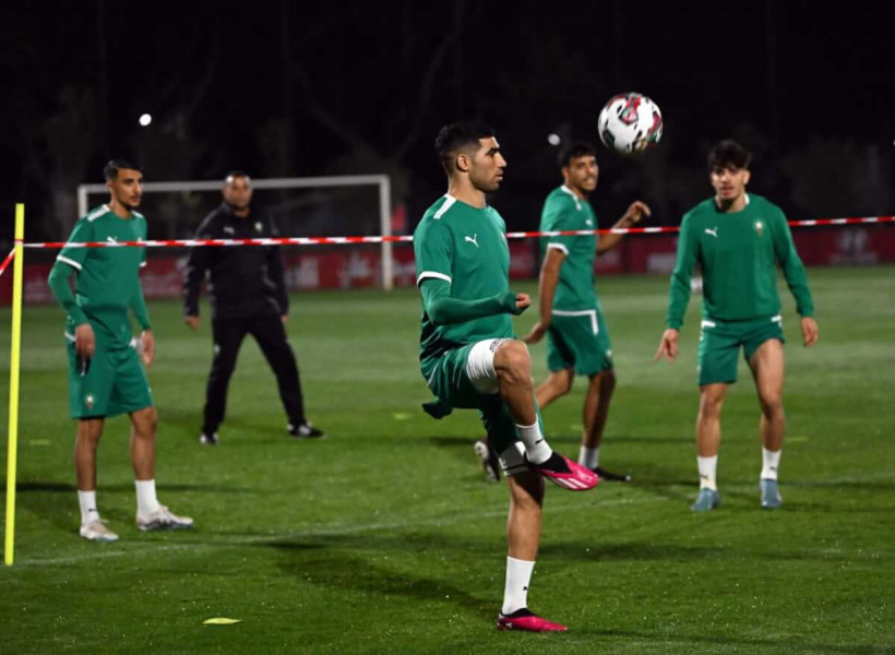 المنتخب الوطني يتجه إلى طنجة استعدادا لمقابلة البرازيل