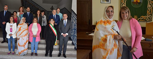 صور.. عمدة بلدية إسبانية تستضيف عناصر من البوليساريو صور.. عمدة بلدية إسبانية تستضيف عناصر من البوليساريو