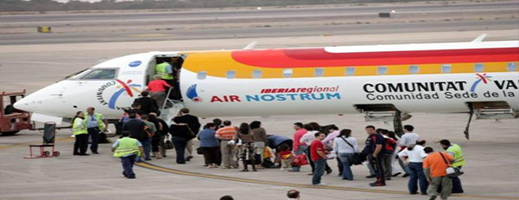 شركة طيران إسبانية تحدث خطا جويا جديدا بين مدريد والناظور