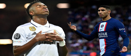 نجم باريس سان جيرمان المغربي يدعم زميله في ريال مدريد بعد إساءات عنصرية نجم باريس سان جيرمان المغربي يدعم زميله في ريال مدريد بعد إساءات عنصرية