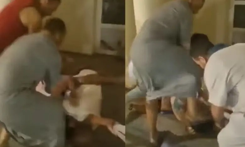 الأمن يتفاعل مع مقطع فيديو يوثق لتعنيف شخص بمدخل عمارة