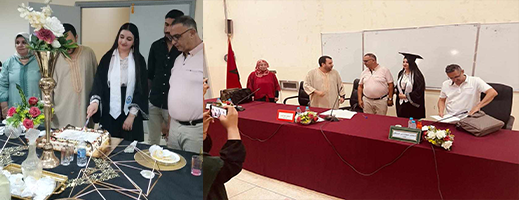 الباحثة فاطمة الزهراء مباركي تناقش رسالة ماستر بعنوان " تحولات السلطة التأسيسية الفرعية في النظام الدستوري المغربي"
