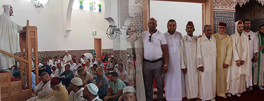افتتاح مسجد إعياذا في جماعة بني سيدال الجبل بإشراف المجلس العلمي
