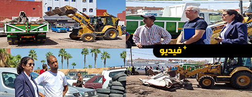 السلطات المحلية بالناظور تشن حملة لإزالة الأكشاك العشوائية 