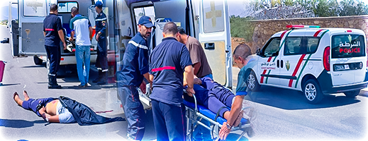 حادث سير مميت بمدخل مطار العروي الدولي