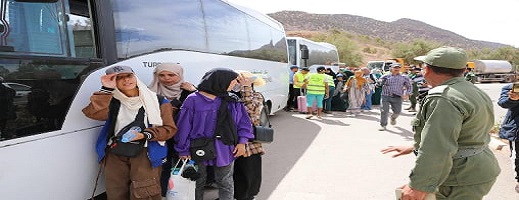 نقل تلاميذ المناطق المتضررة من الزلزال إلى مراكش لتمكينهم من متابعة الدراسة