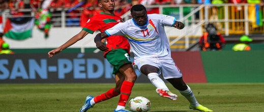 تعادل المنتخب المغربي مع الكونغو الديمقراطية في مباراة صعبة