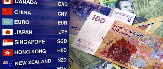 تحسن في سعر صرف الدرهم المغربي مقابل الأورو