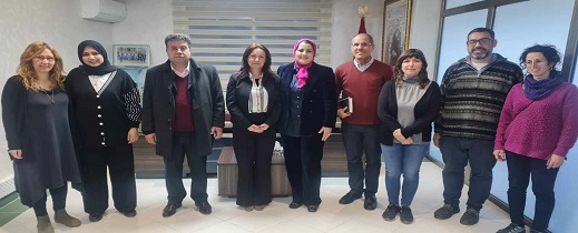 خديجة أحمادوش تستقبل وفدا من بلدية وجامعة فيك بكتالونيا خديجة أحمادوش تستقبل وفدا من بلدية وجامعة فيك بكتالونيا