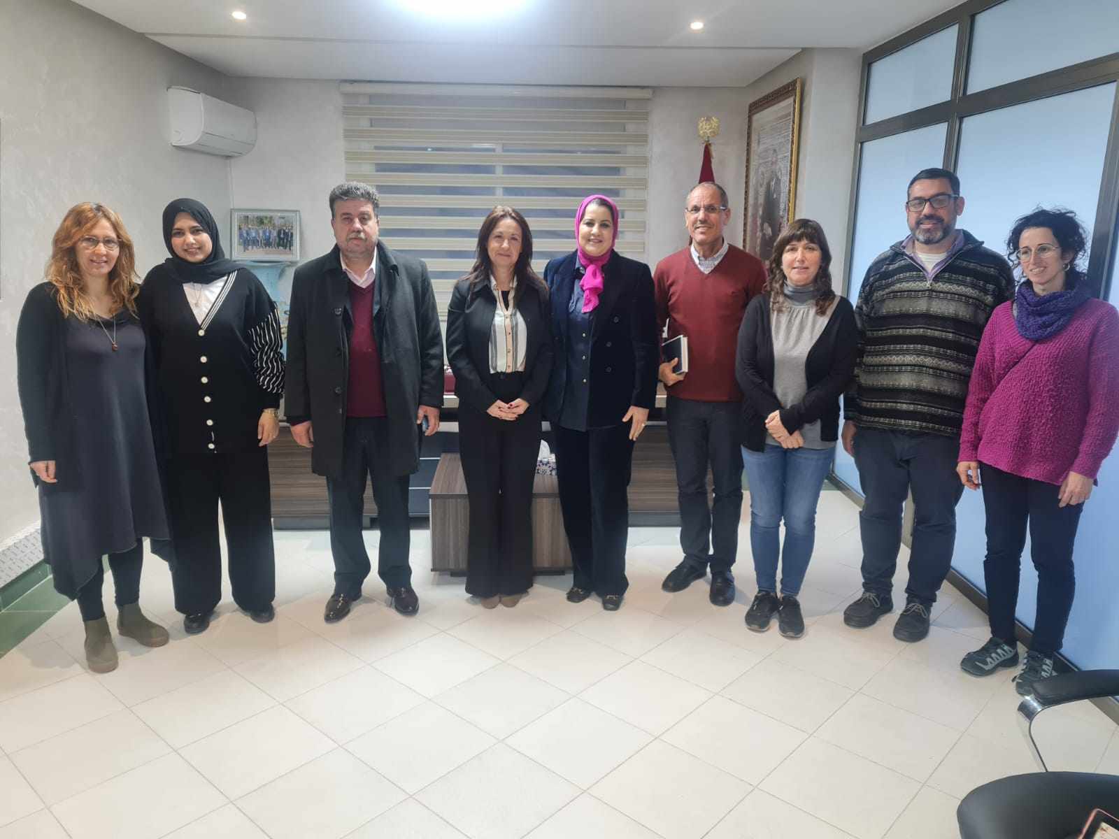 خديجة أحمادوش تستقبل وفدا من بلدية وجامعة فيك بكتالونيا خديجة أحمادوش تستقبل وفدا من بلدية وجامعة فيك بكتالونيا