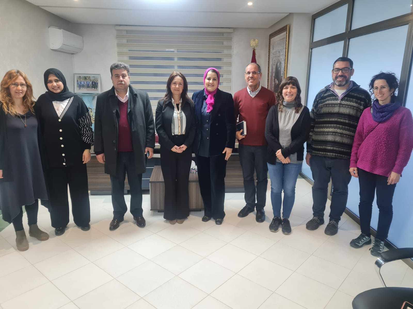 خديجة أحمادوش تستقبل وفدا من بلدية وجامعة فيك بكتالونيا خديجة أحمادوش تستقبل وفدا من بلدية وجامعة فيك بكتالونيا