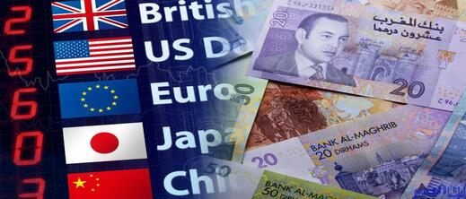 بنك المغرب يعلن عن ارتفاع سعر صرف الدرهم مقابل الدولار والأورو