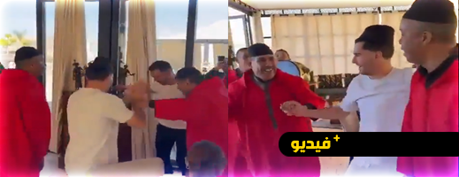 إبراهيم دياز يرقص على إيقاع الموسيقى الشعبية في المغرب