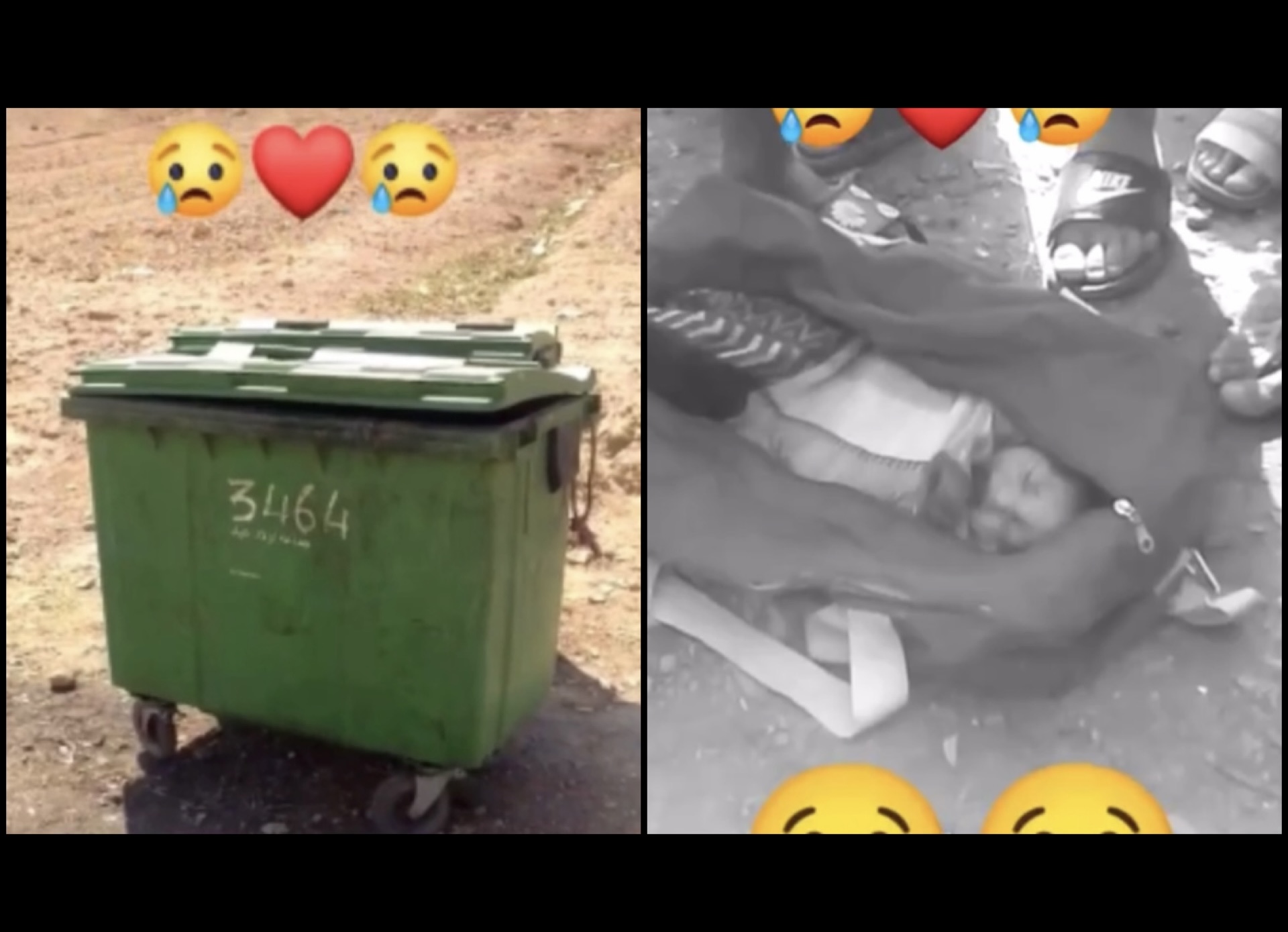 صادم.. العثور على رضيع حديث الولادة في حاوية نفايات