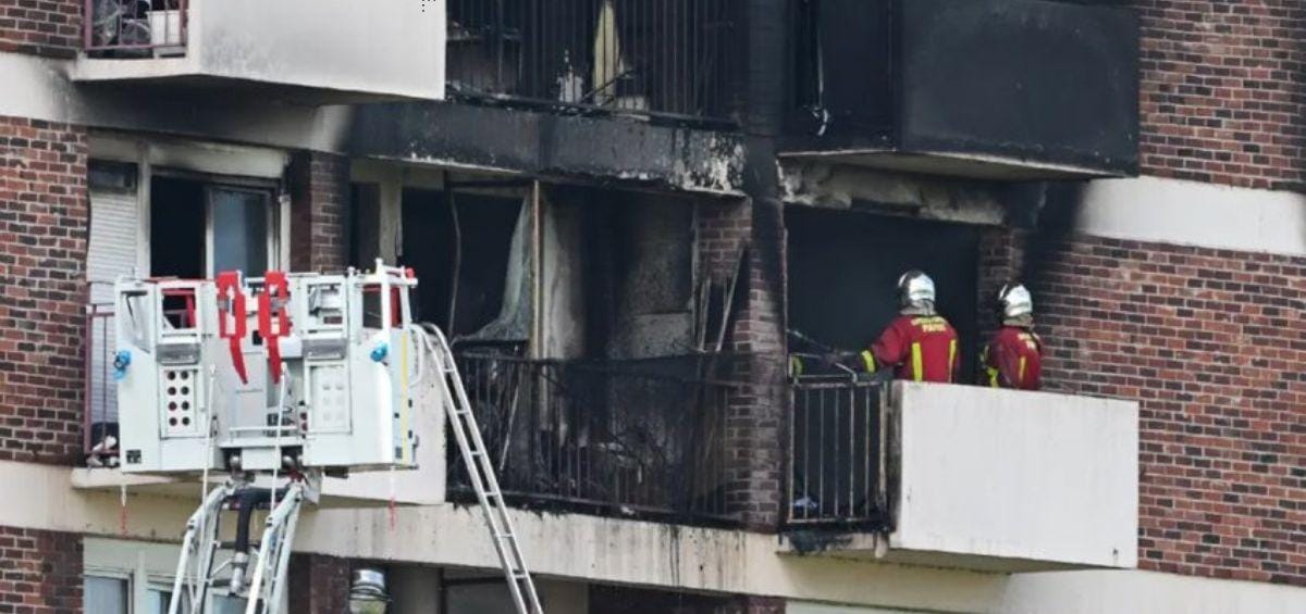 حريق في عمارة سكنية تودي بحياة 3 أشخاص بفرنسا