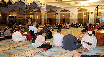 إحياء ليلة القدر في مسجد ابي بكر بفرانكفورت في أجواء روحانية