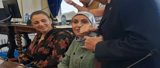 دنيا المنصوري تعود لمجلس مليلية المحتلة بعد غياب قسري في السجن دنيا المنصوري تعود لمجلس مليلية المحتلة بعد غياب قسري في السجن