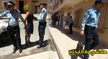 إلقاء القبض على لص سرق حقيبة سيدة بكورنيش الناظور