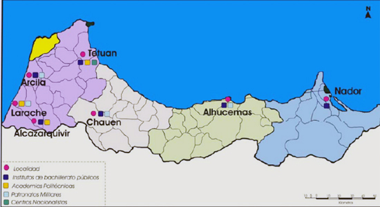 المدارس الإستعمارية الإسبانية في شمال المغرب ومنه الريف