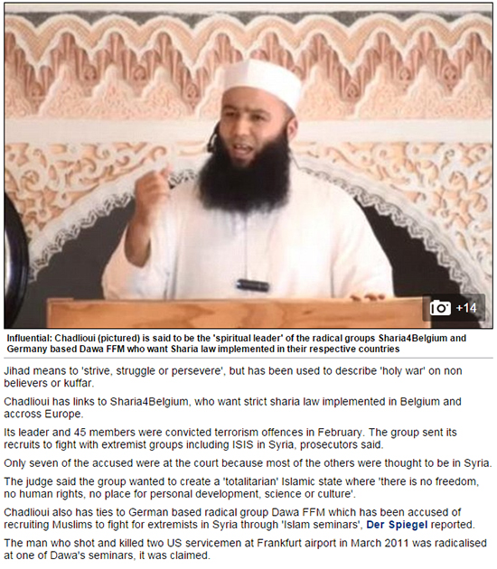 صحف عالمية تورط الداعية الناظوري طارق بن علي في تفجيرات باريس صحف عالمية تورط الداعية الناظوري طارق بن علي في تفجيرات باريس