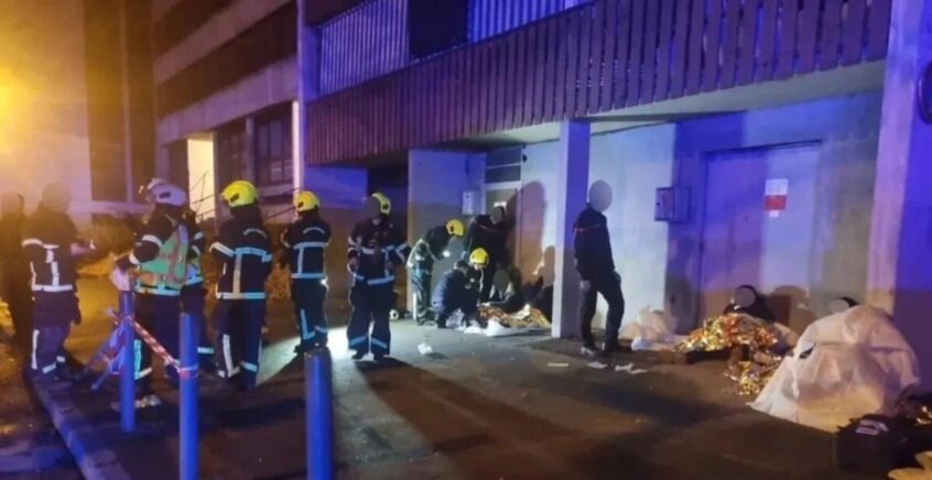 تفجير قنبلة يدوية يصيب عشرة أشخاص في فرنسا تفجير قنبلة يدوية يصيب عشرة أشخاص في فرنسا