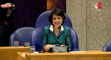 خديجة أريب مغربية تترأس البرلمان الهولندي لأول مرة