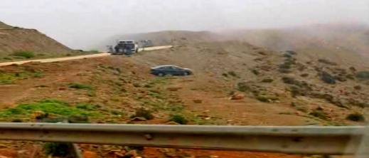 الضباب الكثيف يتسبب في حادثة سير بالطريق الساحلي بين الحسيمة والجبهة