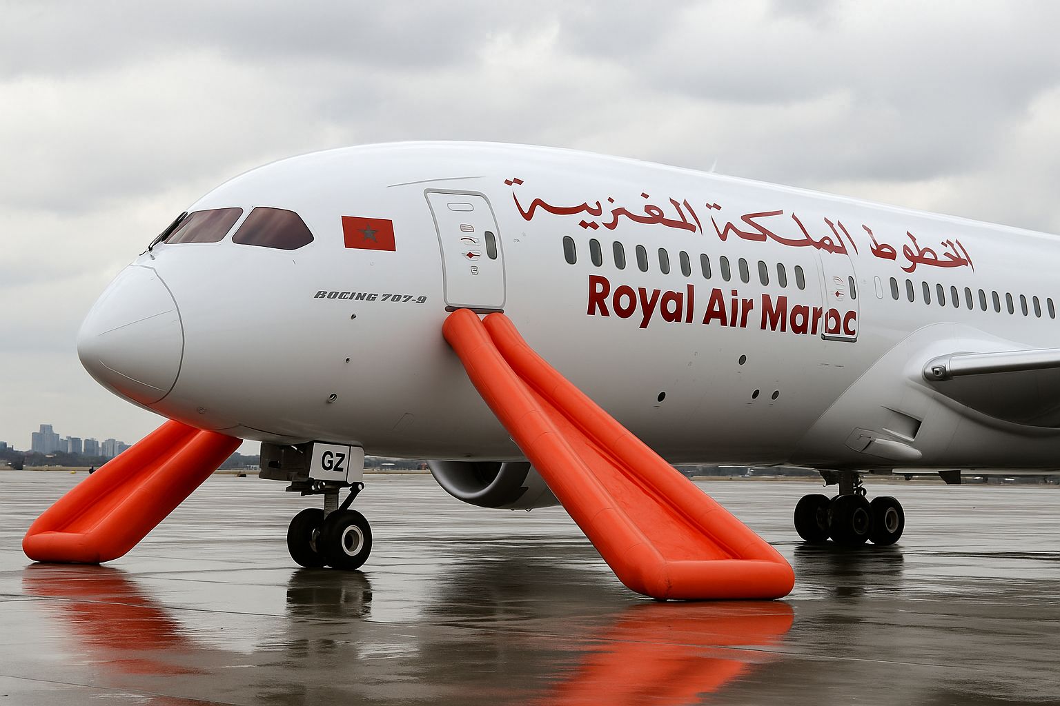 خطأ غامض يُفعّل زلاجات طائرة لارام.. وتكلفة إعادتها لوضعها الطبيعي قد تتجاوز 30 مليون سنتيم