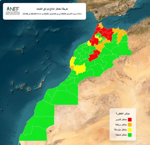 من الآن حتى 4 يوليوز.. الناظور والدريوش تحت تهديد حرائق الغابات