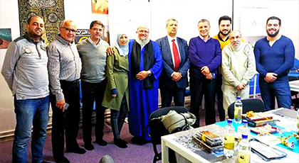 إجتماع مثمر بين تجمع مسلمي بلجيكا و صندوق الجنائز الإسلامية الرحمة بأنفرس