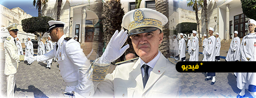 عامل الناظور جمال الشعراني يشرف على مراسيم رفع العلم الوطني صبيحة عيد العرش