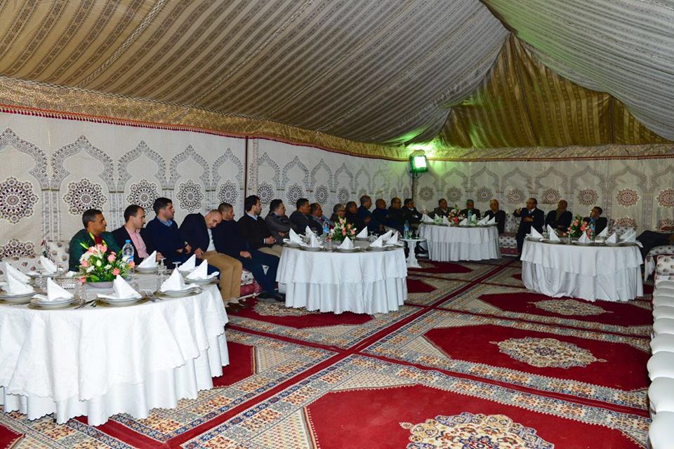 سعيد زارو مدير وكالة إعادة تهيئة بحيرة مارتشيكا يعقد لقاء مع نادي المنعشين العقاريين بالناظور