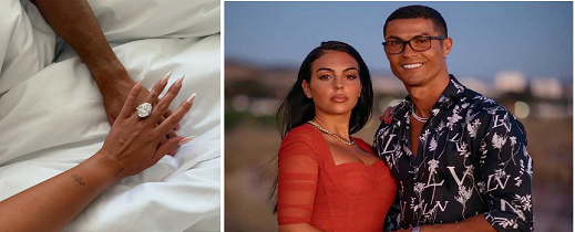 خاتم زوجة "كريستيانو رونالدو" يدخل قائمة أغلى خواتم المشاهير وهذه قيمته المالية