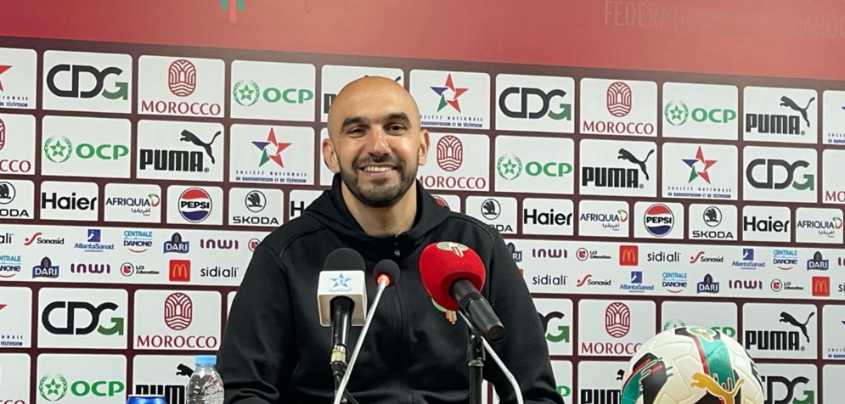 أسود الأطلس يستعدون لوديتي شتنبر.. الركراكي يكشف عن التشكيلة الرسمية أسود الأطلس يستعدون لوديتي شتنبر.. الركراكي يكشف عن التشكيلة الرسمية