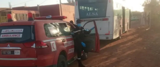 سيدة حامل تضع توأمان داخل حافلة في الحوز سيدة حامل تضع توأمان داخل حافلة في الحوز