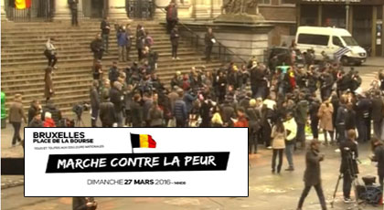 باالفيديو.. بلجيكا ترفض الخضوع للإرهاب وتدعو لمسيرة ضد الخوف‎