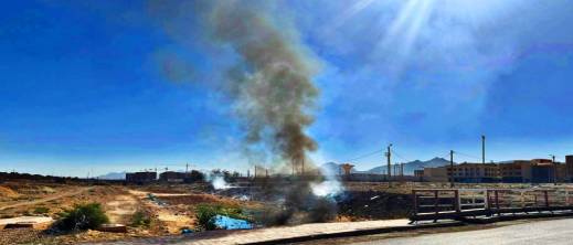 التلوث يحاصر المدينة... ومطالب عاجلة بوقف حرق النفايات في الدريوش التلوث يحاصر المدينة... ومطالب عاجلة بوقف حرق النفايات في الدريوش