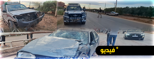 الناظور.. السرعة الزائدة تتسبب في حادث خطير بين أركمان والبركانين