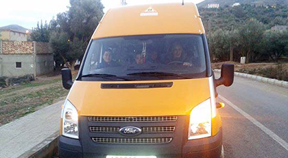 حافلة جديدة لتعزيز أسطول النقل المدرسي بقرية لعسارة