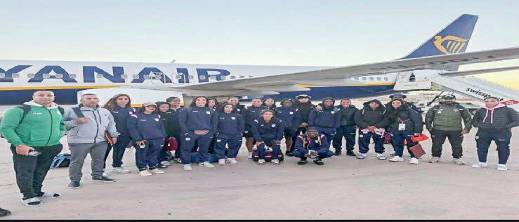 هلال الناظور النسوي يسافر جوا لأول مرة لمواجهة هلال تراست بأكادير