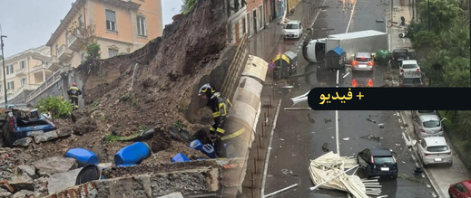 عاصفة قوية تضرب شمال إيطاليا.. وهذه أحوال الجالية