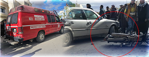 حادث سير ببن الطيب يثير خصاص "الإسعاف".. ومطالب بإعادة سيارة الجماعة للخدمة