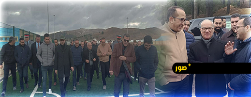 عامل إقليم الحسيمة يتفقد مشاريع تنموية بجماعتي بني عمارت وسيدي بوزينب