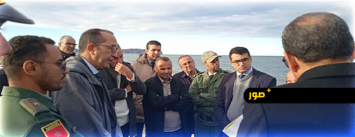 عامل الحسيمة يتفقد مشاريع حمائية من الفيضانات بآيت يوسف وعلي