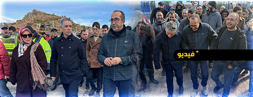 عامل الحسيمة يزور جماعة إساكن لتفقد عدة مشاريع تنموية