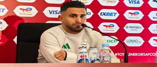 قائد المنتخب الجزائري محرز عن تنظيم المغرب للكان: "نشعر بالأمان والاحترام.. والأجواء أخوية بامتياز"