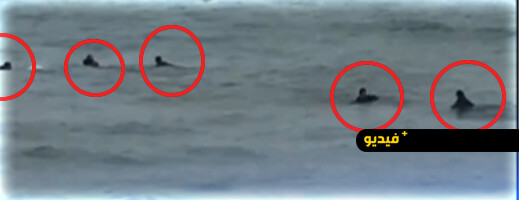 برد وأمواج عاتية.. شباب يرمون بأنفسهم إلى التهلكة للوصول إلى سبتة