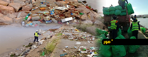 حملة ميدانية لوكالة مارشيكا لتنقية الوديان والحد من مخاطر الفيضانات بالناظور