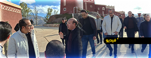 عامل الحسيمة يزور جماعة أربعاء تاوريرت لتفقد عدة مشاريع تنموية